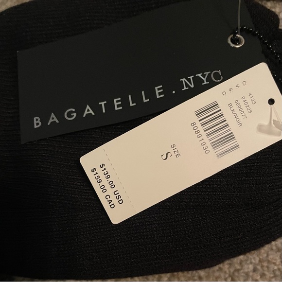 Bagatelle NYC Zip-Up Puffer Jacket Black Small NWT - Picture 6 of 6